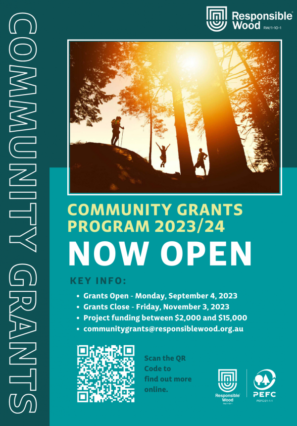 Community Grants Now Open